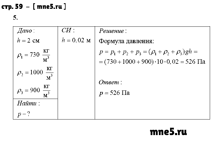 ГДЗ Физика 7 класс - стр. 59