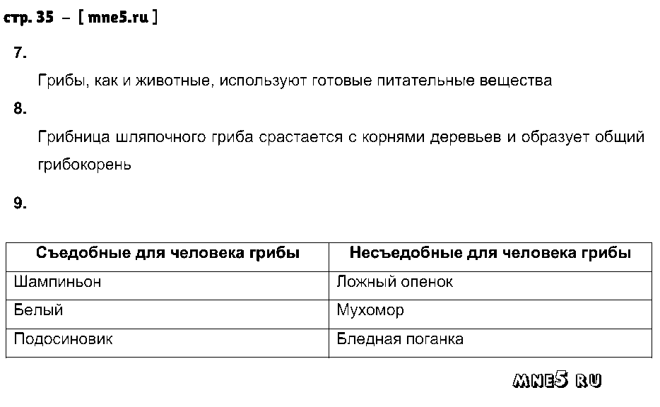 ГДЗ Биология 3 класс - стр. 35