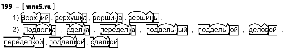 ГДЗ Русский язык 3 класс - 199