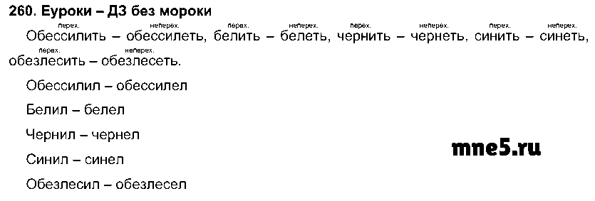 ГДЗ Русский язык 10 класс - 260