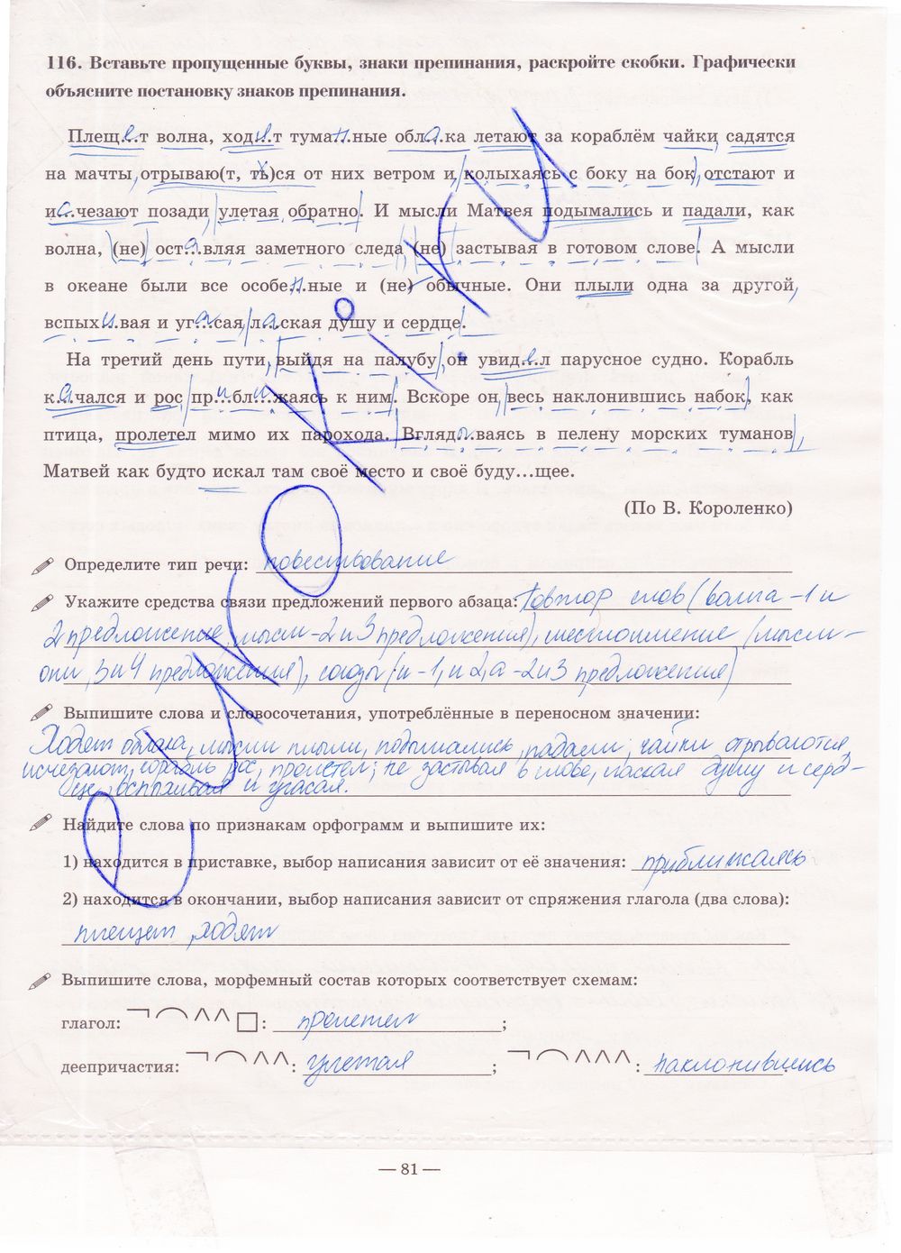 ГДЗ Русский язык 7 класс - стр. 81