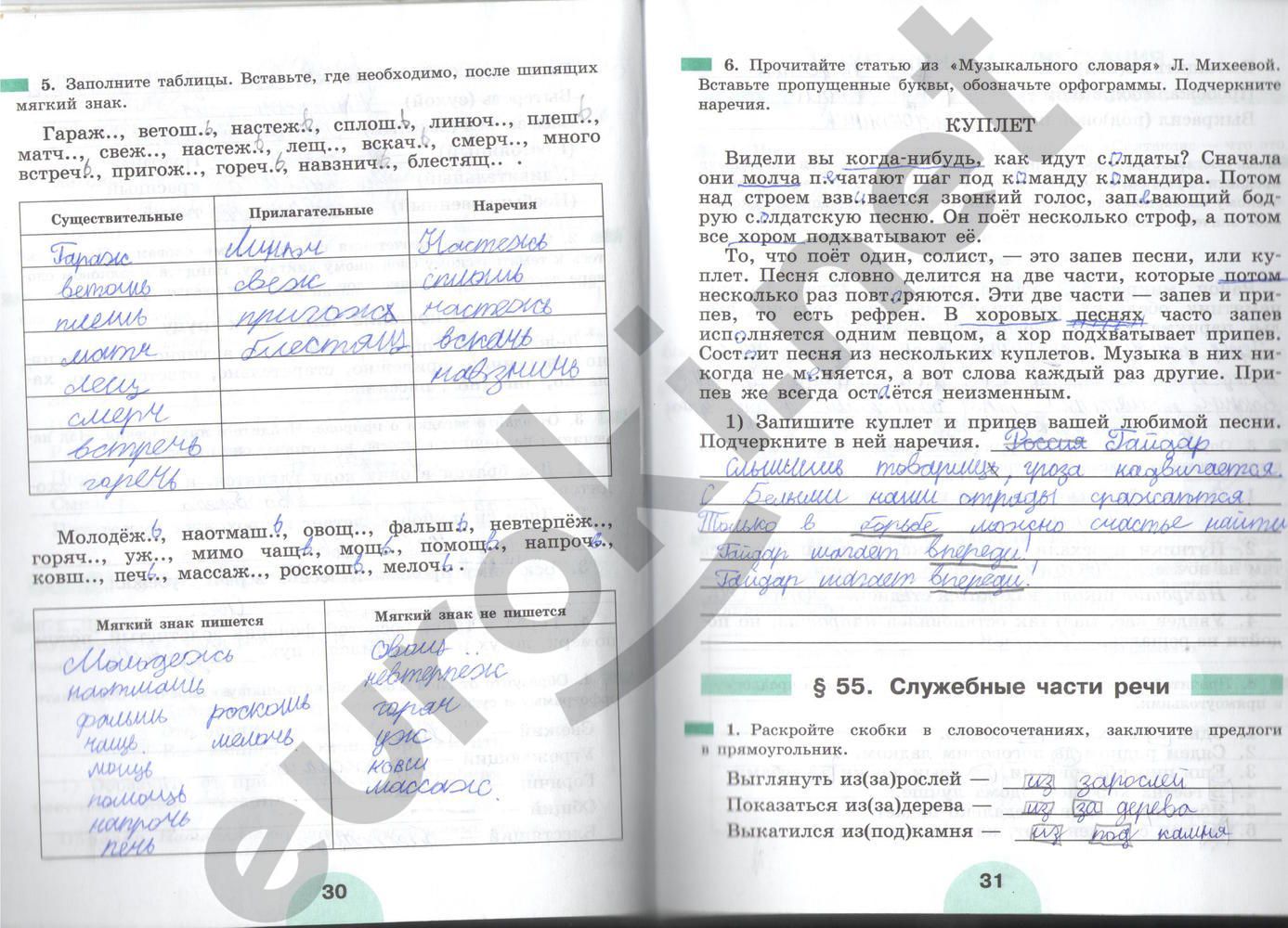 ГДЗ Русский язык 5 класс - стр. 30-31