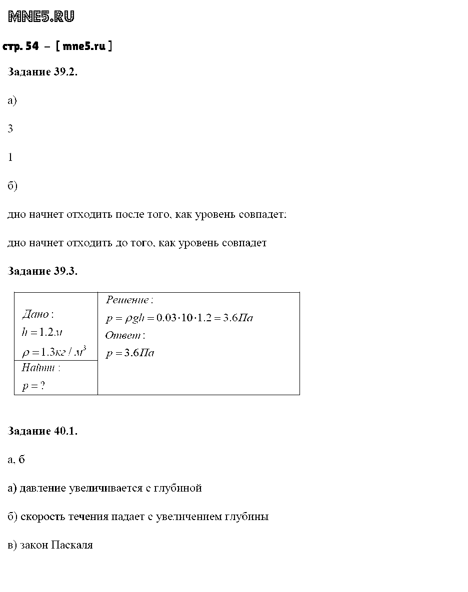 ГДЗ Физика 7 класс - стр. 54
