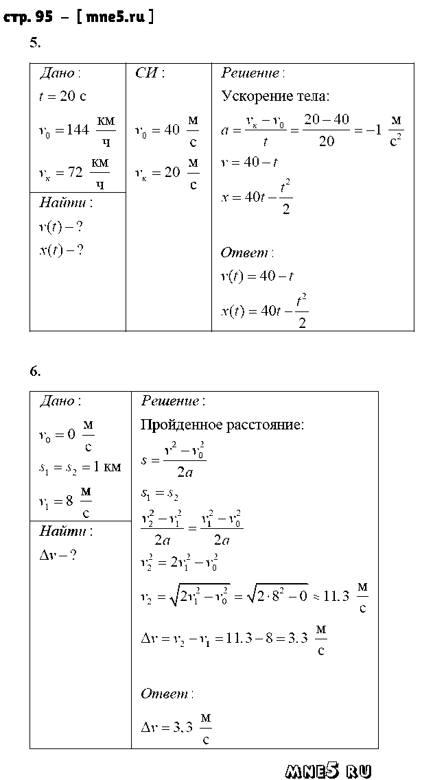 ГДЗ Физика 8 класс - стр. 95