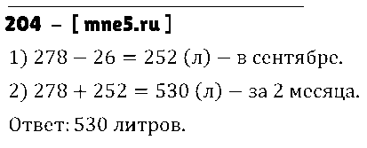 ГДЗ Математика 5 класс - 204