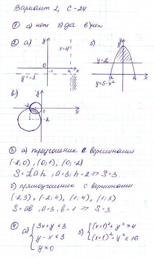 ГДЗ Алгебра 9 класс - С-24