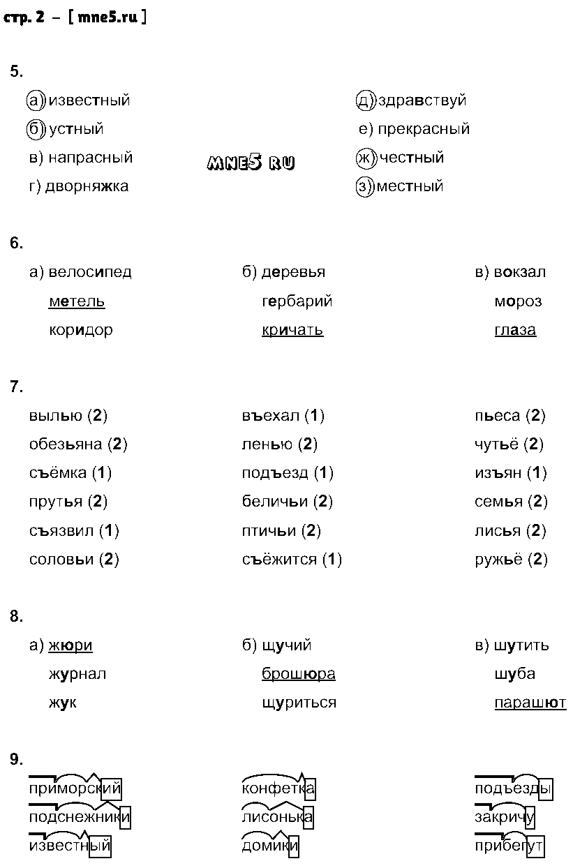 ГДЗ Русский язык 5 класс - стр. 2