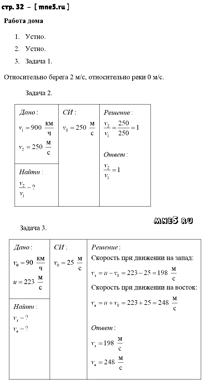 ГДЗ Физика 9 класс - стр. 32