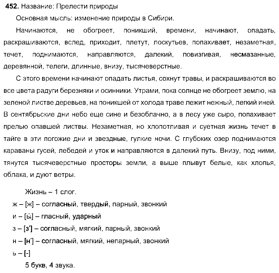 ГДЗ Русский язык 7 класс - 452