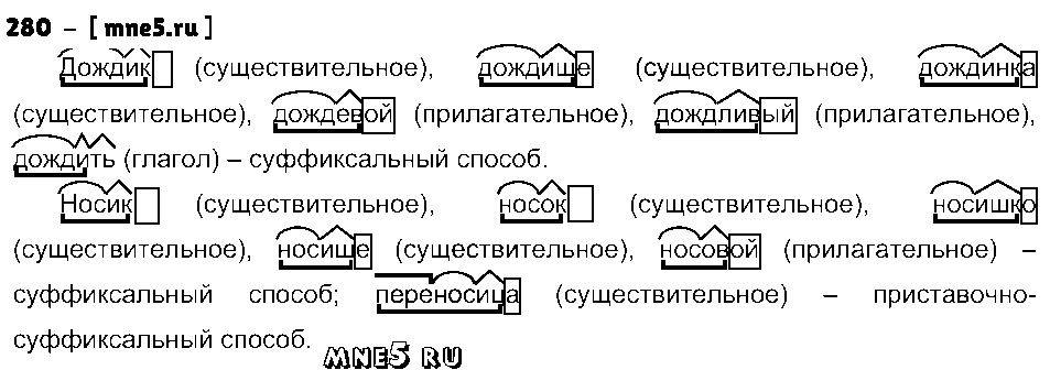 ГДЗ Русский язык 4 класс - 280
