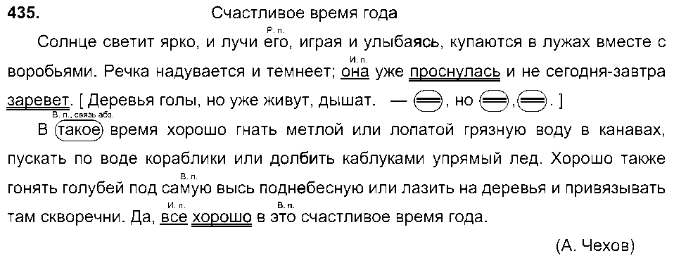 ГДЗ Русский язык 6 класс - 435