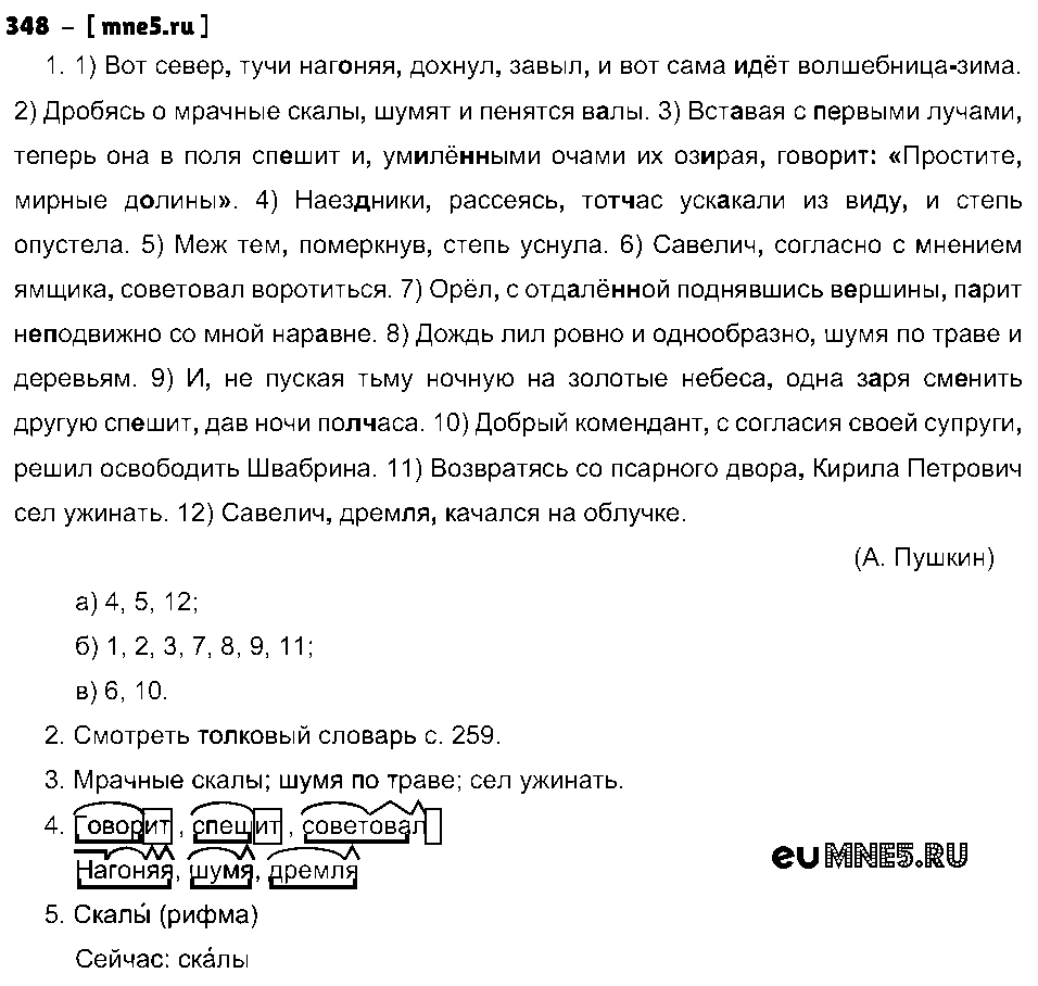 ГДЗ Русский язык 8 класс - 348