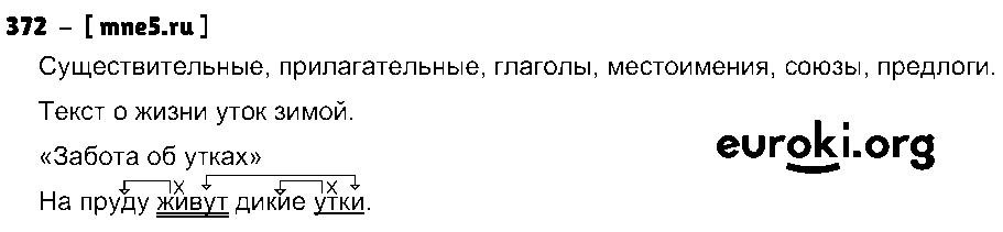 ГДЗ Русский язык 3 класс - 372