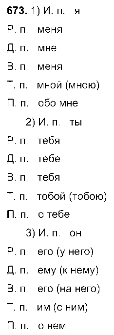 ГДЗ Русский язык 6 класс - 673