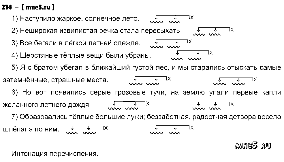 ГДЗ Русский язык 8 класс - 214