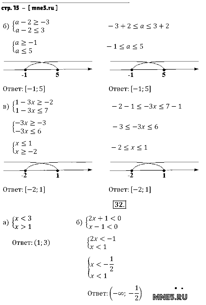 ГДЗ Алгебра 9 класс - стр. 15