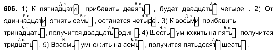 ГДЗ Русский язык 6 класс - 606