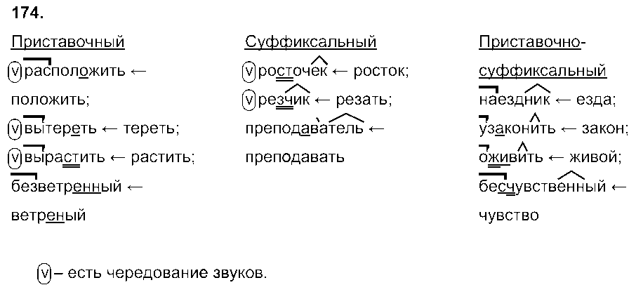 ГДЗ Русский язык 6 класс - 174