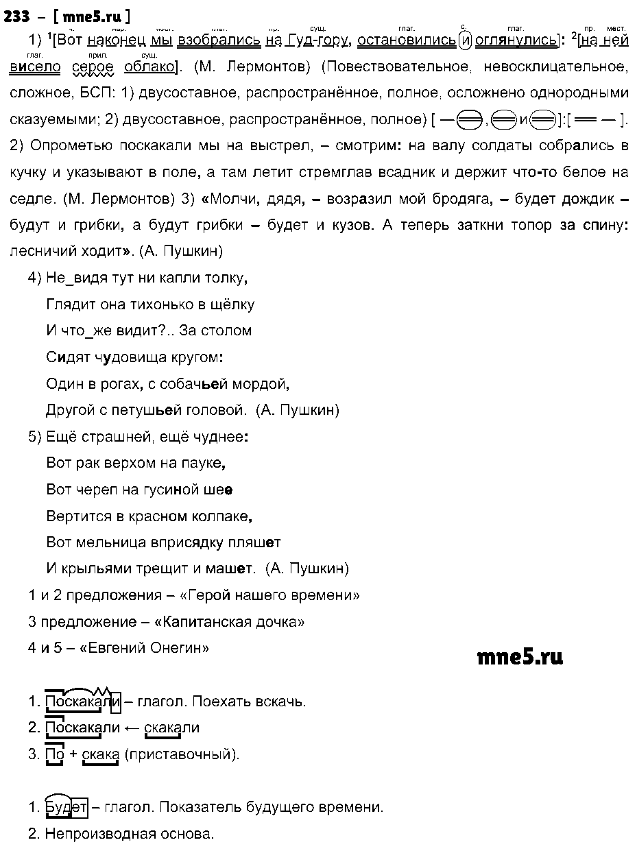 ГДЗ Русский язык 9 класс - 233