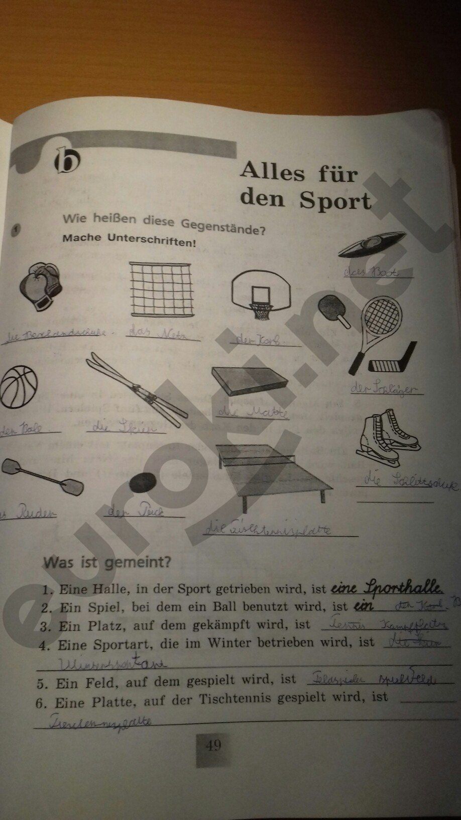 ГДЗ Немецкий язык 6 класс - стр. 49