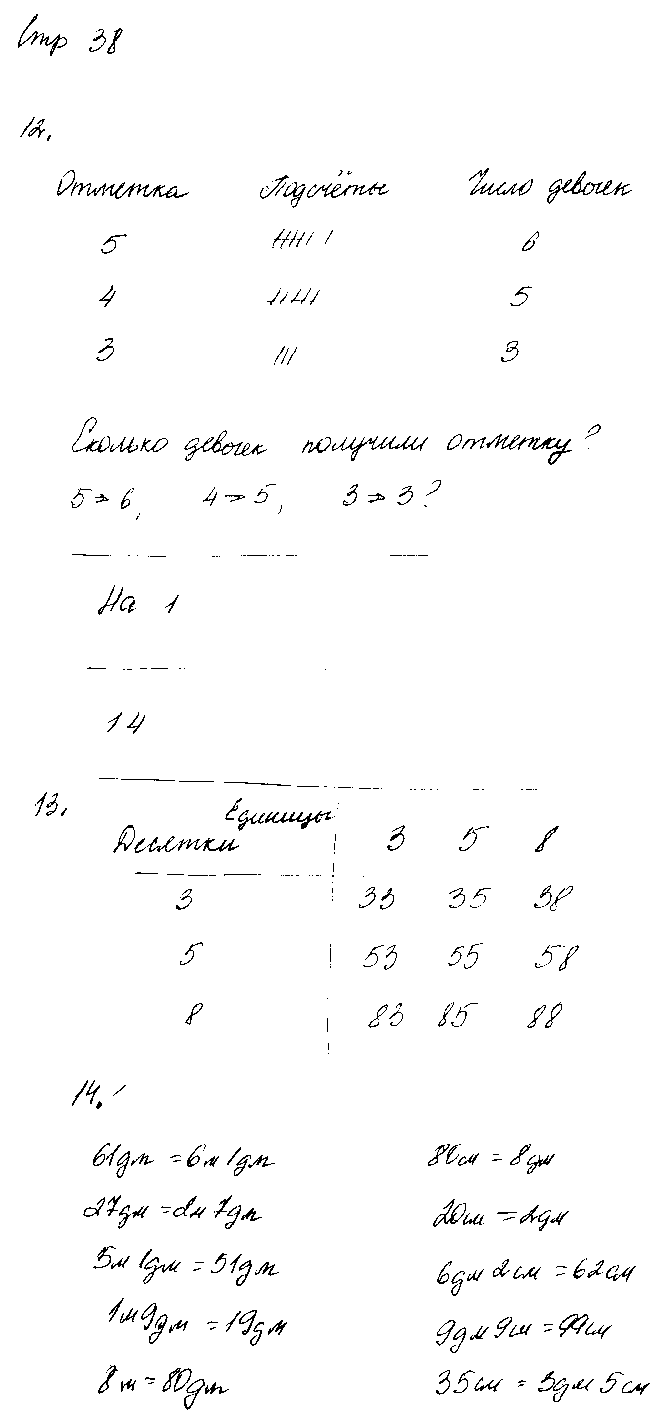 ГДЗ Математика 2 класс - стр. 38