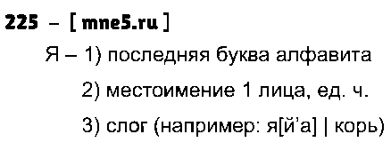 ГДЗ Русский язык 4 класс - 225