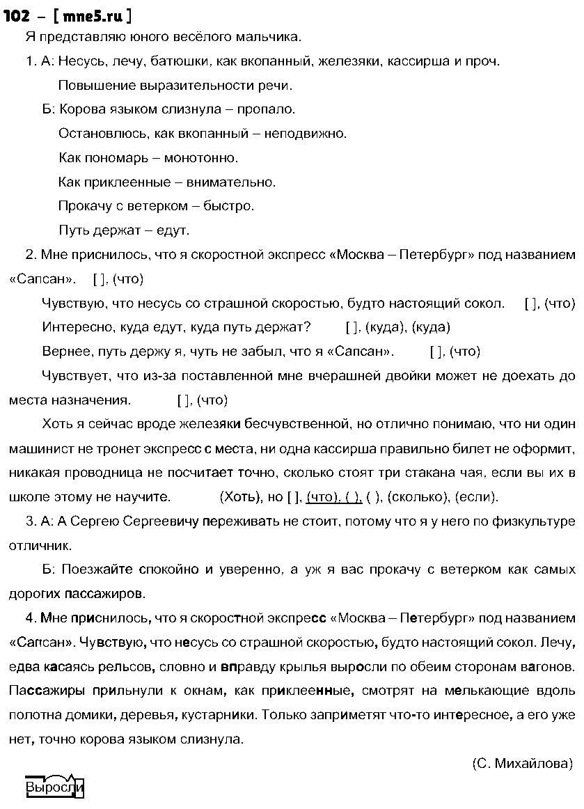 ГДЗ Русский язык 9 класс - 102