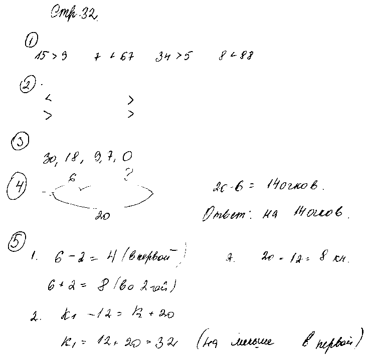 ГДЗ Математика 2 класс - стр. 32