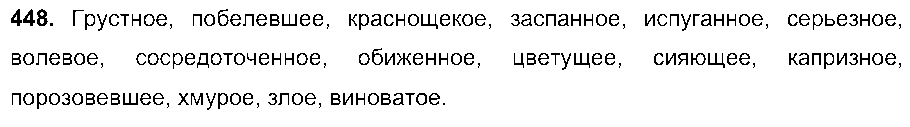 ГДЗ Русский язык 7 класс - 448