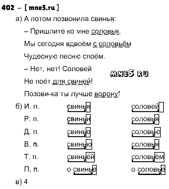 ГДЗ Русский язык 3 класс - 402