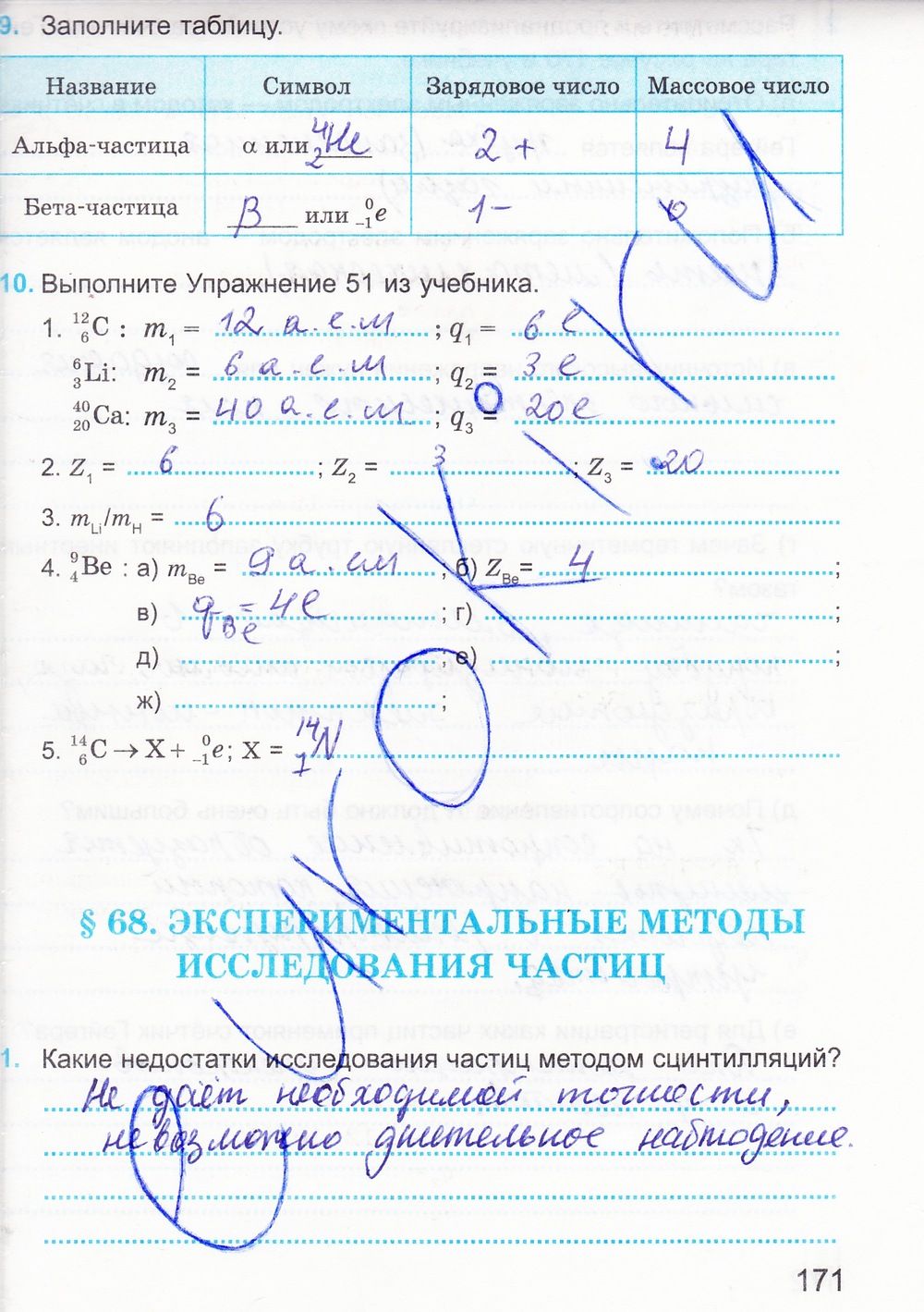 ГДЗ Физика 9 класс - стр. 171