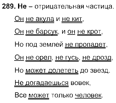 ГДЗ Русский язык 6 класс - 289
