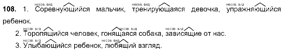 ГДЗ Русский язык 7 класс - 108