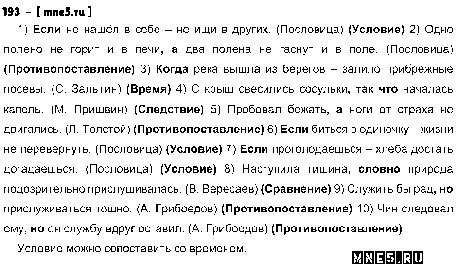 ГДЗ Русский язык 9 класс - 193