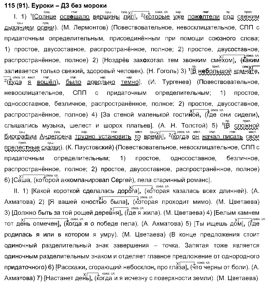 ГДЗ Русский язык 9 класс - 115
