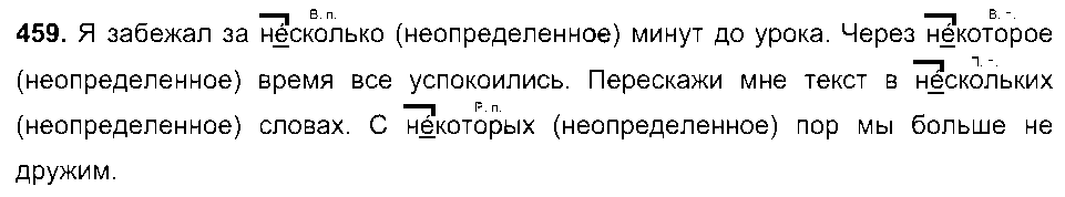 ГДЗ Русский язык 6 класс - 459