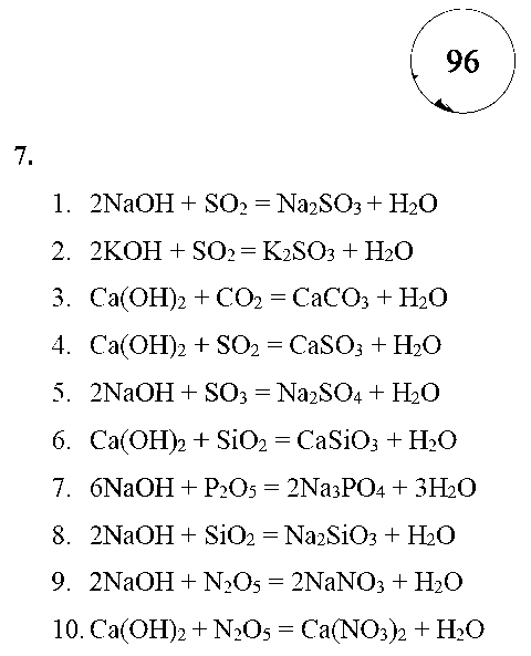 ГДЗ Химия 8 класс - стр. 96
