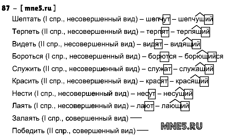 ГДЗ Русский язык 7 класс - 87