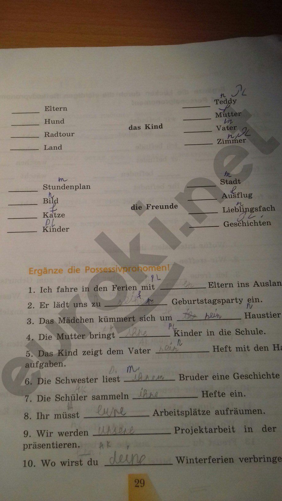 ГДЗ Немецкий язык 5 класс - стр. 29