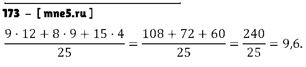 ГДЗ Алгебра 9 класс - 173