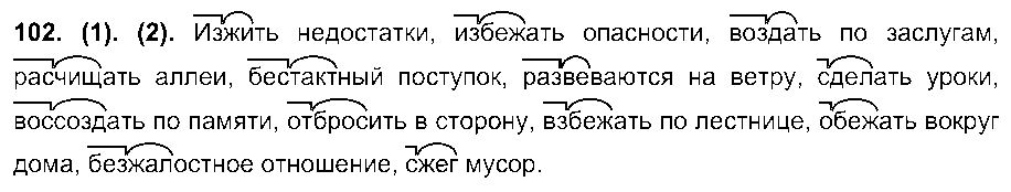 ГДЗ Русский язык 7 класс - 102