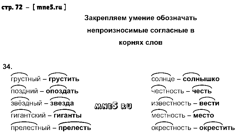 ГДЗ Русский язык 2 класс - стр. 72