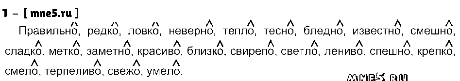 ГДЗ Русский язык 4 класс - 1