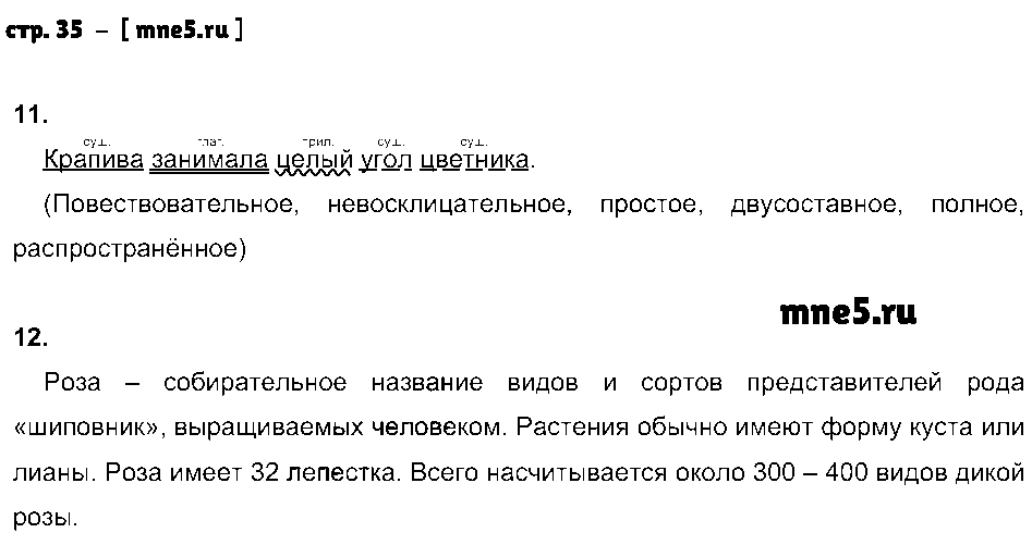 ГДЗ Русский язык 6 класс - стр. 35
