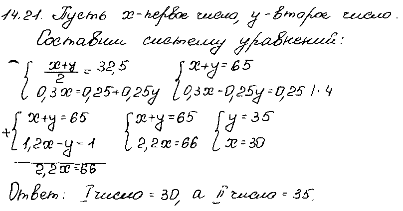 ГДЗ Алгебра 7 класс - 21