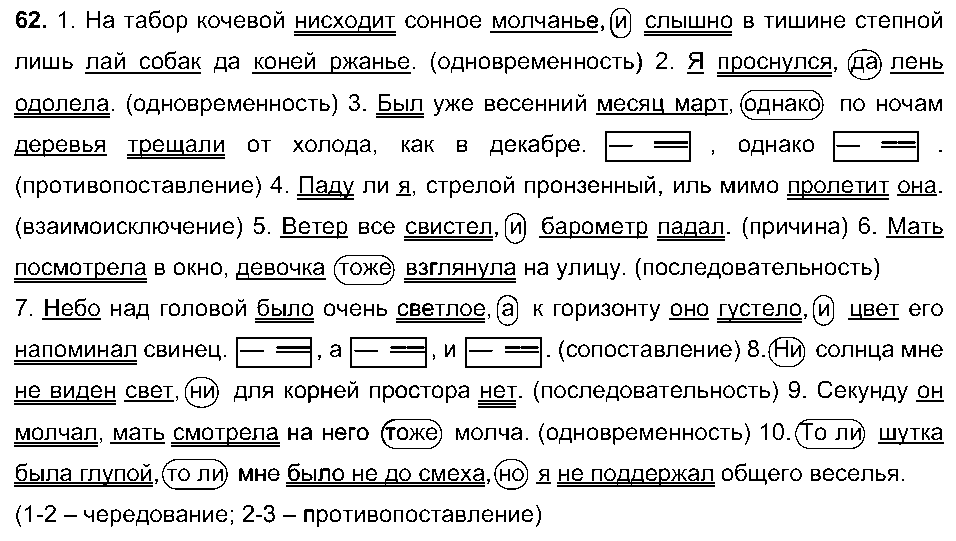 ГДЗ Русский язык 9 класс - 62