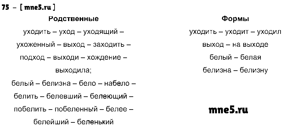ГДЗ Русский язык 10 класс - 75