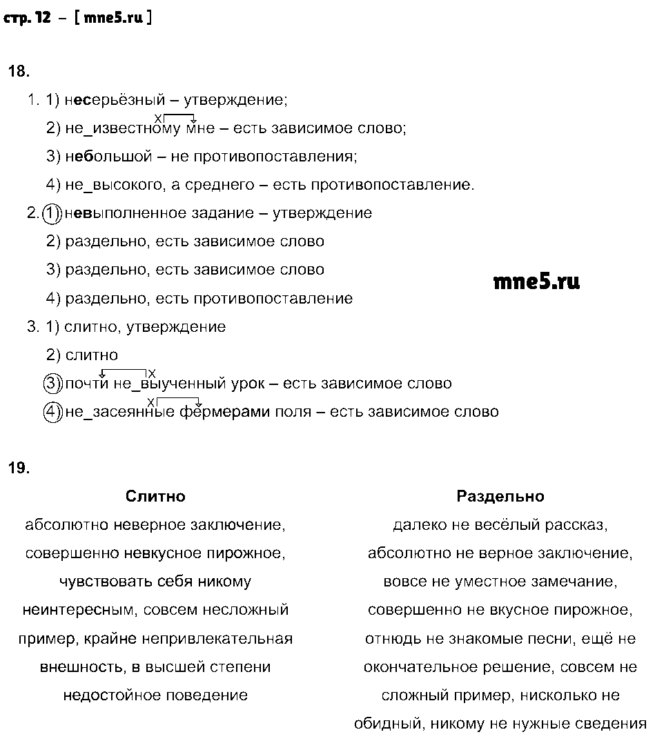ГДЗ Русский язык 8 класс - стр. 12